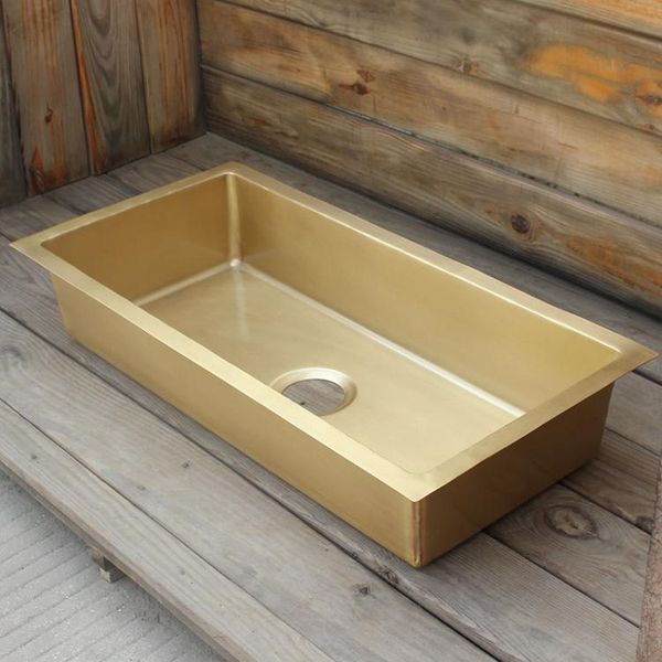 

brass bar sink smooth surface brass kitchen sink undermount kitchen sink