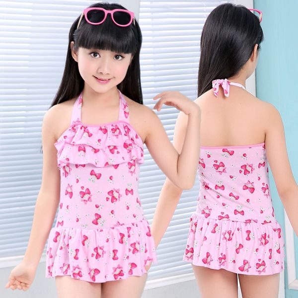 

spjgh children's dress one-piece skirt lovely princess spring children's dress girl's one-piece skirt swimsuit girl's lo, White;black