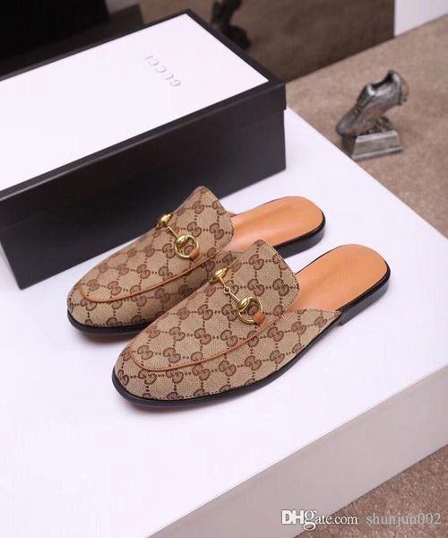 

19ss мужчины платье обувь высокое качество новый стиль мужская горох кожаная обувь кожа вамп письма мода атмосферная обувь 38-46, Blue;gray