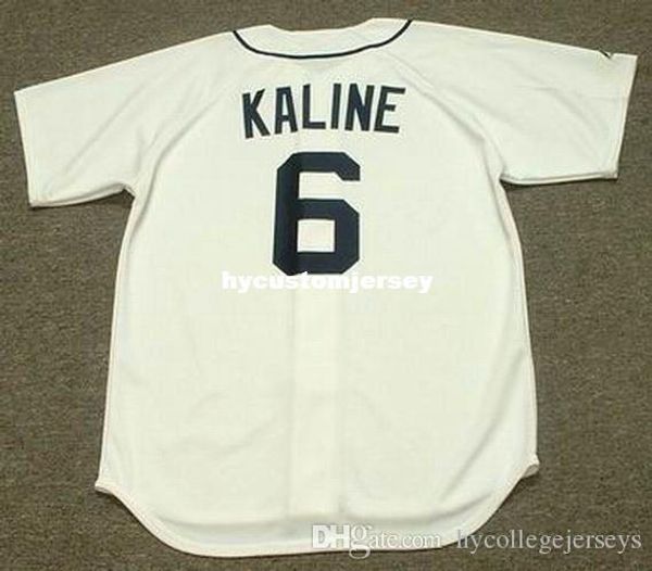 

custom al kaline detroit stitched sewing vintage home shirt jersey retro mens jerseys size xs-4xl.5xl, Black;blue