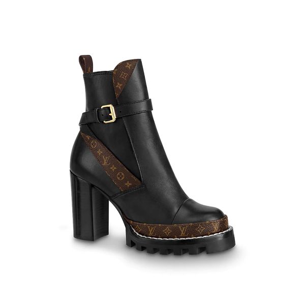 

2019 winter new genuine leather women' ankle boots 1a5bh9 star trail ankle boot ladies luxurys boots designers brands with box large, Black;grey
