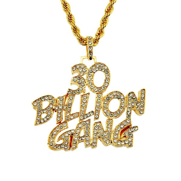 

2020 дизайнер ожерелье европейского и американские мужчины ожерелья английских букв алмазы персонализированных хип-хоп кулон ювелирные издел, Black