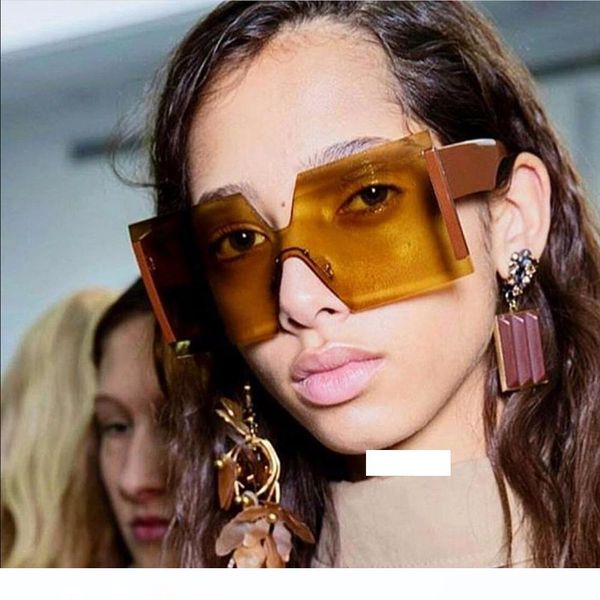 

мода женщины большие квадратные солнцезащитные очки мужчины прозрачный кадр урожай ретро вс очки женщины мужчины uv400 оптом, White;black