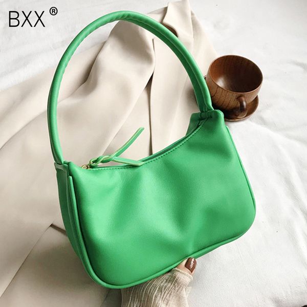 

bxx] small pu leather crossbody bags for women 2020 solid color shoulder handbags lady simple travel bag totes hm572