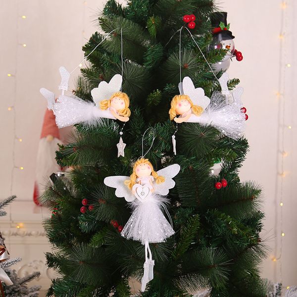 

christmas ornaments christmas angel pendant kids cute doll tree pendants decora adornos de navidad gifts