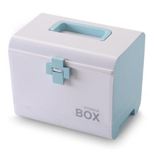 

портативная многослойная коробка бытовая коробка здоровья большой емкости портативный ящик для хранения