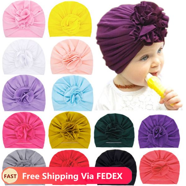 

цветок способ ребёнки тюрбан шляпа cute kids узел bonnet caps дети фото реквизит headwear аксессуаров для волос