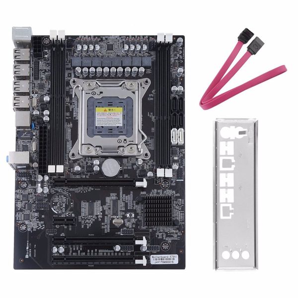 Freeshipping Professional X79 Desktop Computer Mainboard Scheda madre Octa Core CPU Server per LGA 2011 DDR3 1866/1600/1333