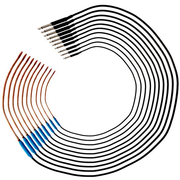 

10pcs acoustic folk guitar piezo cable under-saddle pickup stick rod 85mm