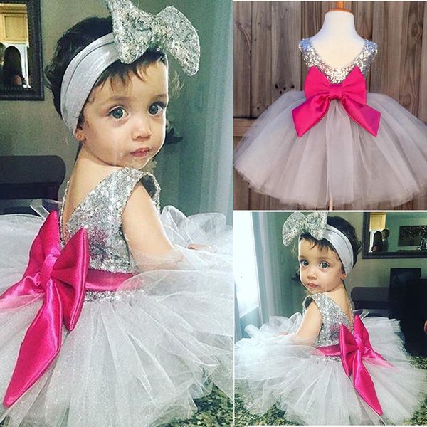 

Baby Girls Принцесса День Рождения Крещение Белое Платье Hairband 2 Шт.