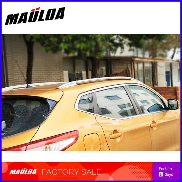 

aluminium alloy screw install side rail bar roof rack for qashqai 2016 2017 2018