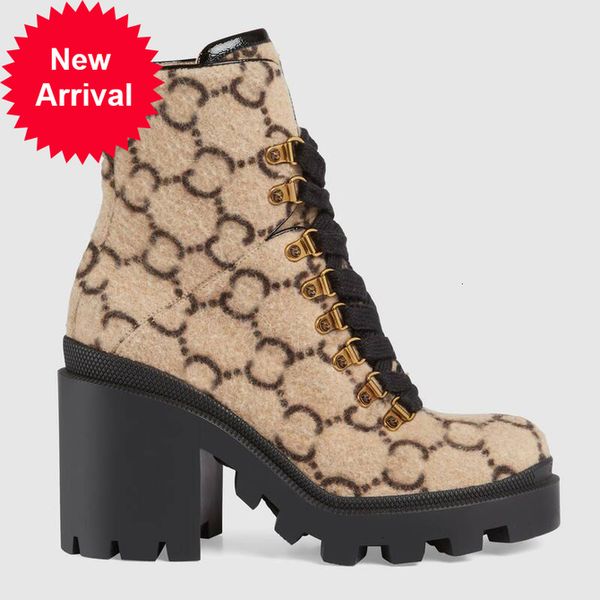 

wool ankle boot ebony women boots lug soled heeled booties eyelets snow boots female martin casual women's booties 9s1, Black