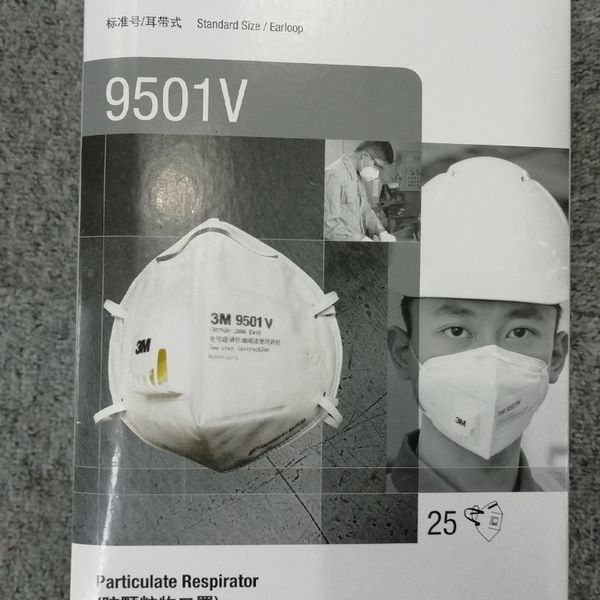 

in stock 3m n95 mask 9501+/9502+/9501v/9502v protective anti-dust face mask particulate respirator anti dust protective mask
