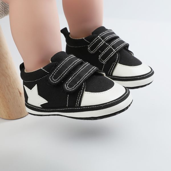 

baby boys girls shoes soft canvas sole solid footwear for newborns toddler spring infant crib shoes12