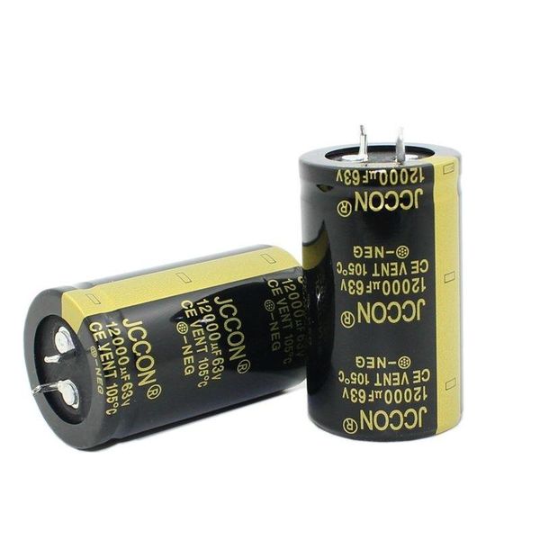 

jccon thick-foot electrolytic capacitor 63v12000uf volume 30*50 inverter power audio amplifier power capacitor