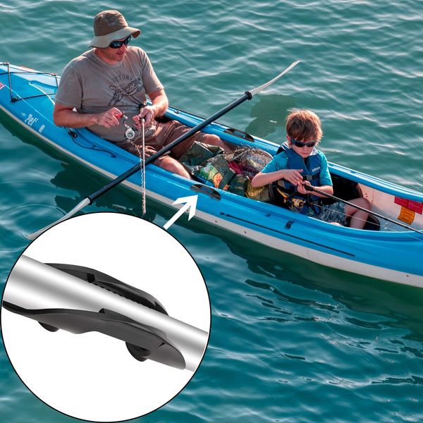 

kayak paddle holder clips deck mounted plastic universal keeper with screws easy installation fishing net kayak accessory new