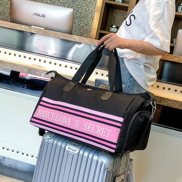 

sport bags women large gym bag with shoe compartment 2019 sac de women yoga fitness bag outdoor travel hand luggage