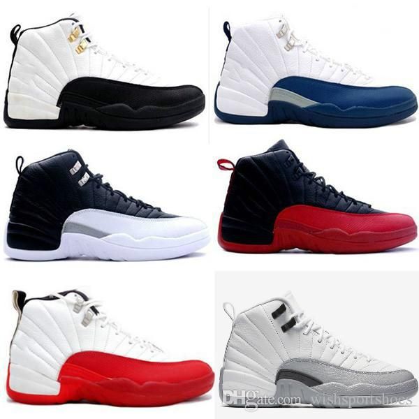 

New 12 12s Bulls gym Red men women basketball Shoes UNC taxi Nubuck College Navy Flu Game french gamma blue trainer Sports sneakers