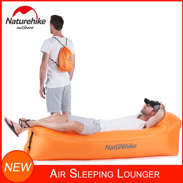 

inflatable lounger air sofa portable stable & anti-air leaking design -ideal couch for backyard lakeside beach camping picnic