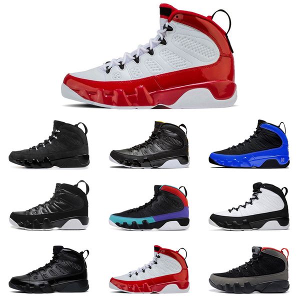 

new og men basketball shoes 9 9s gym red bred unc racer blue space jace statue snakeskin black white mens trainers sports sneakers