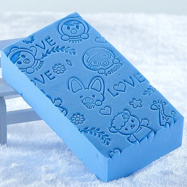 

cartoon baby bath sponge brush rubbing scrubber for toddler infant gift