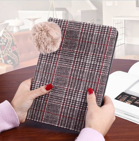 

2019 classice grid designer for ipad mini 5 ipad 234 air 2 new style pu leather + soft silicone eva pc all cover stand