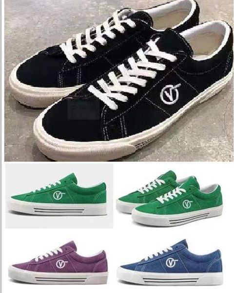 

sid dx old skool slip-on canvas shoes trending casual sport trainers for men women durable outdoor skateboarding sneakers size36-44, Black