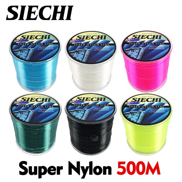 

siechi 500m super strong super stealth nylon fishing line 4-28lb monofilament line japan main for carp fishing tackle