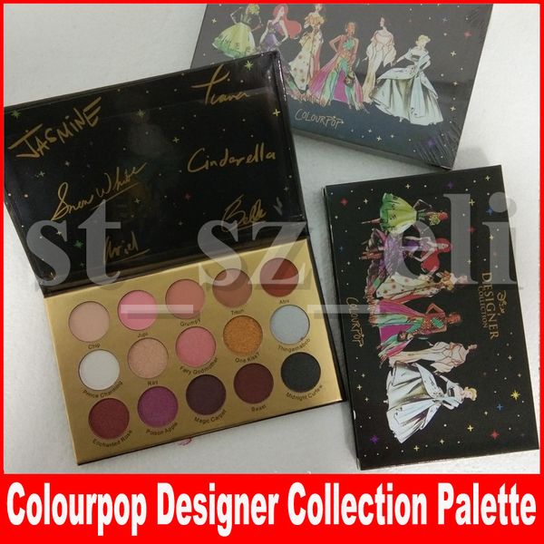 

new eye makeup colourpop designer collection 15 color matte eyeshadow palette eyeshadow palettes dhl