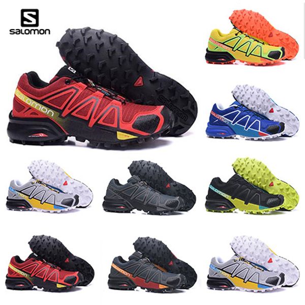 

triple white solamon speed cross 3 cs iii running shoes black silver red blue men outdoor crosspeed 3 sports sneakers drop shipping 40-46, White;red