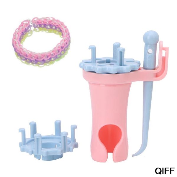 

wholesale 1set plastic knitting hook loom for scarf shawl hat socks long c knitter diy may06, Black