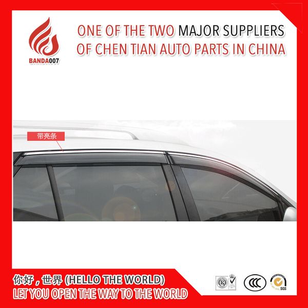 

4 шт литье под давлением обшивку дефлектора тень дождя солнце ветер окно дефлектор козырек для carens 2017 года