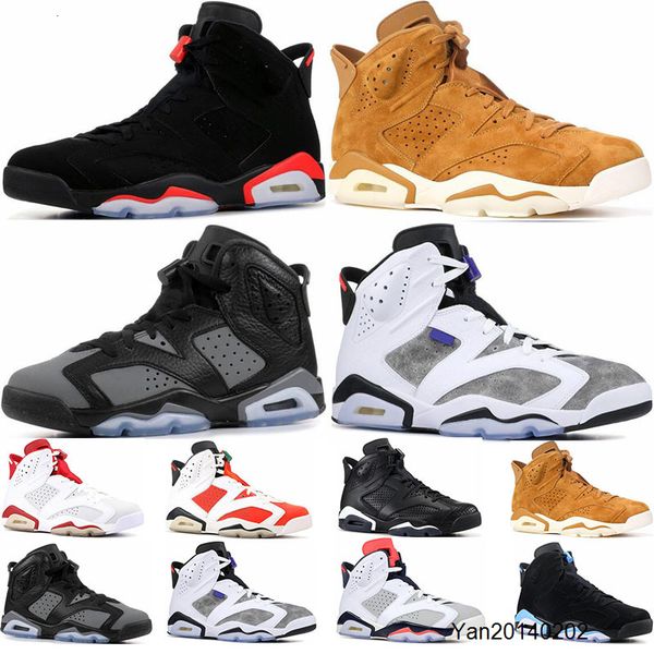 

2019 trainers mens basketball shoes 6s trainers infrared release unc tinker hatfield golden harvest black cat sports sneaker shoes size 7-13