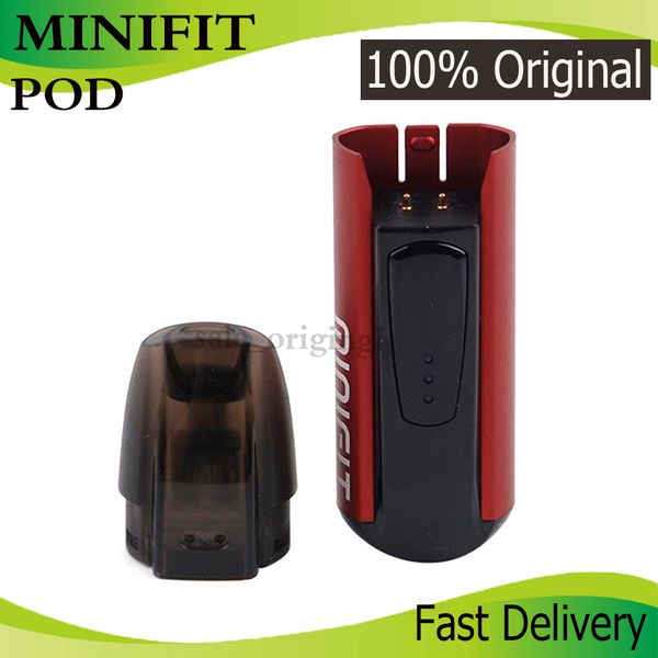 

100% Оригинал Justfog Minifit Картридж 1.5ml Mini Fit Слейте Бобы с 1.6Ohm Катушка для Minifit Compack Kit Подлинная пустой