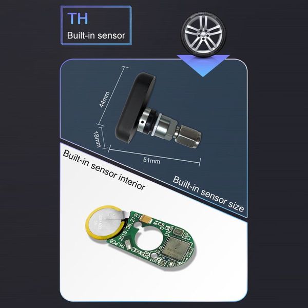 

m3 waterproof motorcycle real time tire pressure monitoring system lcd display 094d