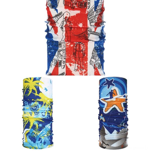 

9ekob caroon skull devil function masks multi evil bandana ski sport motorcycle bike riding face full scarf masks hiking camping dustproof c, Black