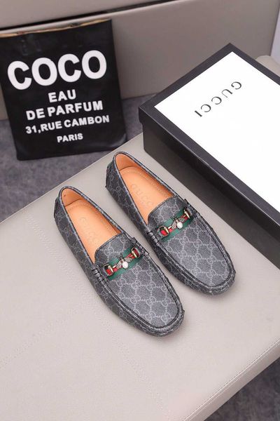 

men's leather shoes luxury british belt formal business casual men's korean wedding banquet, Black