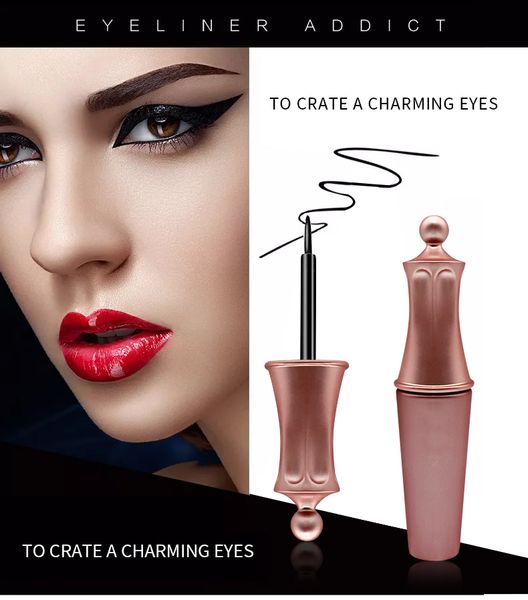 

2019 magnetic eye liner liquid eyeliner densely black sweat-proof long lasting eyes makeup fast drying magnets eyeliners cosmetics easy
