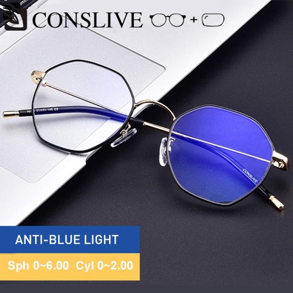 

blue light computer glasses women men optical (sph 0-6.00 cyl 0-2.00) oversized blue light eyeglasses for prescription 70024, White;black