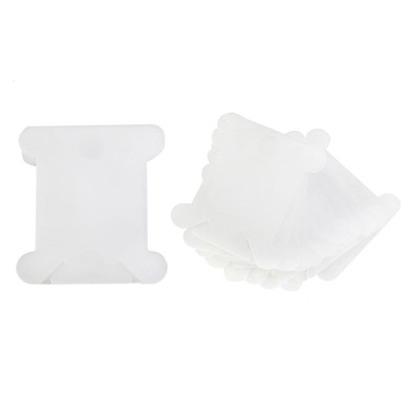120 Pieces Plastic Sewing Thread Winding Plate Board Cross Stitch Embroidery Floss Craft Thread Bobbins Organizer Plastic Floss Bobbins for Embroidery Floss Organizer 120 Pieces Plastic Sewing Thread Winding Plate Board Cross Stitch Embroidery Floss Craft Thread Bobbins Organizer Plastic Floss Bobbins for Embroidery Floss Organizer