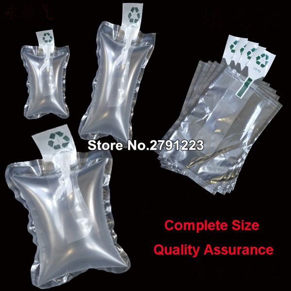 

100pcs/lots package buffer bag inflatable air packaging bubble pack cushion wrap bags air cushion bubble size pouches shockproof