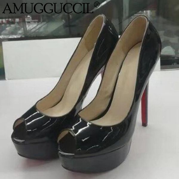 

black nude fashion high heel platform spring summer female lady women pumps d1309