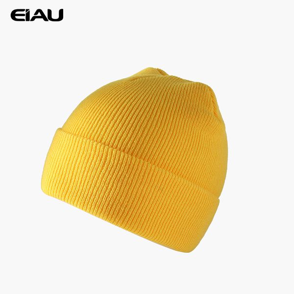

kids and adults beanie autumn winter keep warm cap elasticity knitted hats brimless beanies casual outdoor caps ear warmer hat