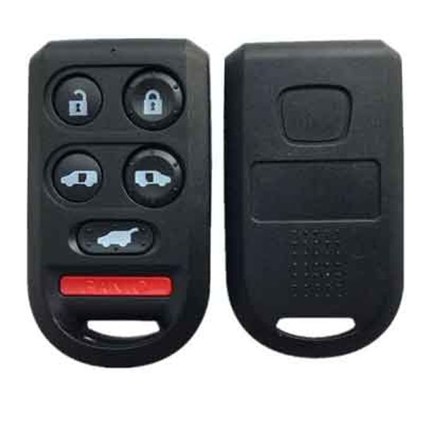 

buttons +painc replacement remote car key shell case fob for honda odyssey