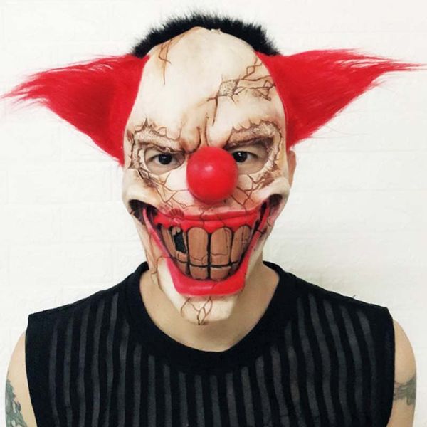 

halloween masks scray joker clown latex mask full face horror costume party mask horrible cosplay makeup performance masquerade supplies