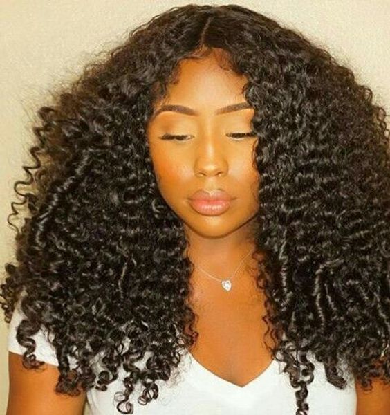 Top Quality Hot Hairstyle Shoulder Length Afro Kinky Curly Wig