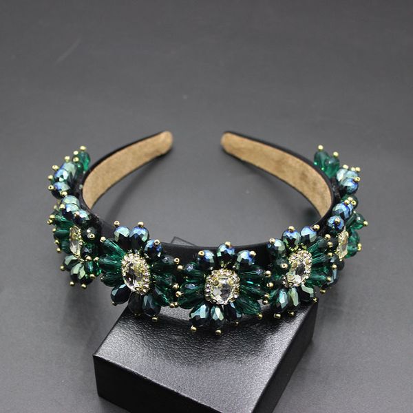 

wild fashion temperament hair hoop hair hoop women's velvet stars snowflake fashion headband styling hairpin headdress 696, Golden;white