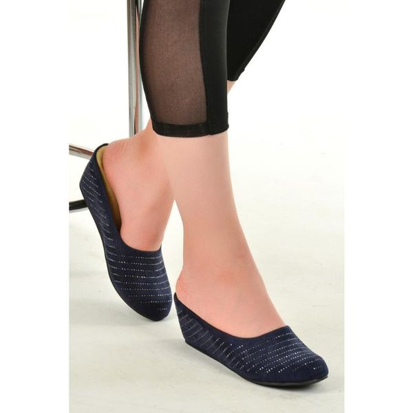 

ayakland chr with stone for women wedges winter house slipper navy ayakland, Black