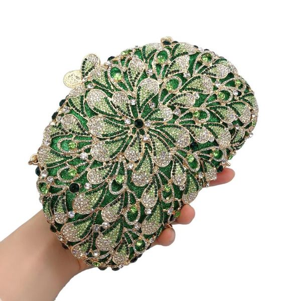 

bee in women pink/green/silver/ crystal diamond evening bag clutch wallets handbags women's wedding zero wallet