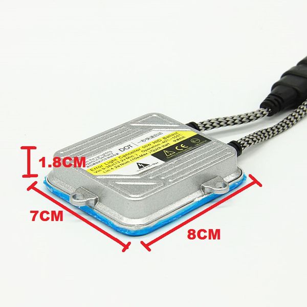 

80pcs ac 55w 12v hid slim ballast for hid xenon headlight bulb h1 hb3 4300k 6k for car honda&toyota with stock fast shipping ing